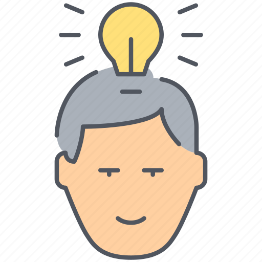 Idea, brainstorm, creative, innovation, strategy, think tank, thinking icon - Download on Iconfinder