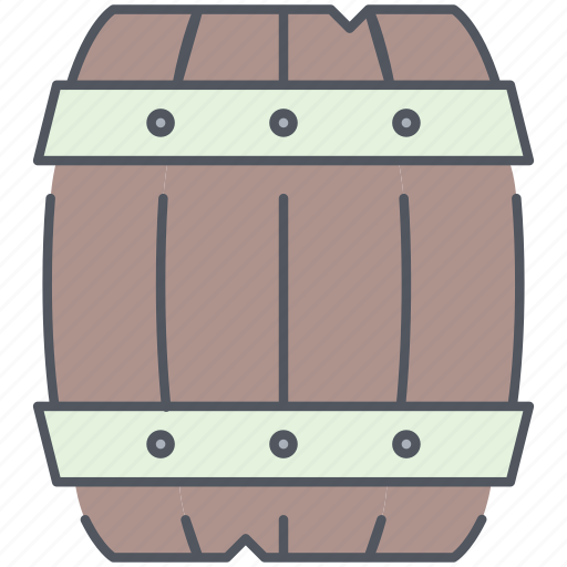 Barrel, pirates, rum, ship, storage, wooden, stock icon - Download on Iconfinder