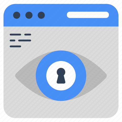 Security monitoring, inspection, security visualization, eye security, eye protection icon - Download on Iconfinder
