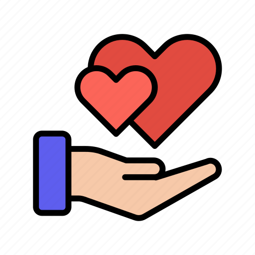 Giving, love, heart, romance icon - Download on Iconfinder