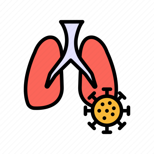 Pneumonia, chest, virus, test icon - Download on Iconfinder