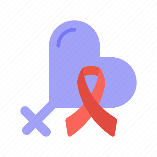 Aids, in, womens, love icon - Download on Iconfinder