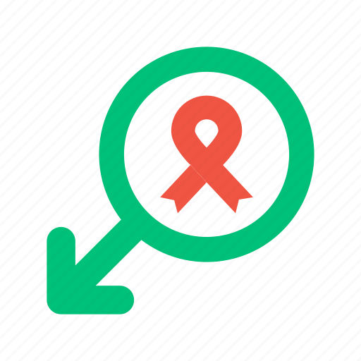 Men, aids, person, ribbon icon - Download on Iconfinder