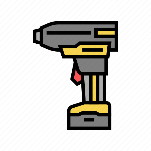 Drill, air, compressor, equipment, technology, tool icon - Download on Iconfinder