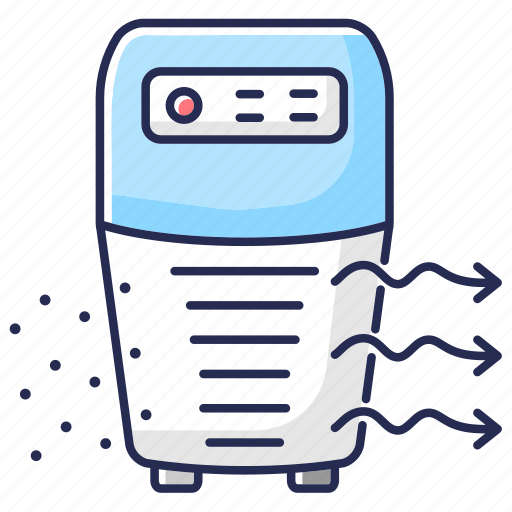 Air purifier, air purifier icon, humidity control, room ventilation icon - Download on Iconfinder