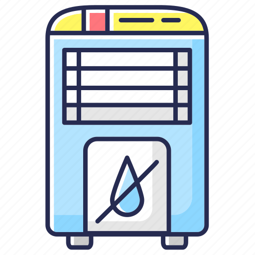 Air humidity, dehumidifier, dehumidifier icon, heating equipment icon - Download on Iconfinder