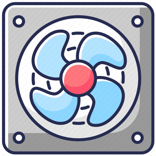Computer cooler, computer cooler icon, desktop pc ventilation, hardware cooling icon - Download on Iconfinder