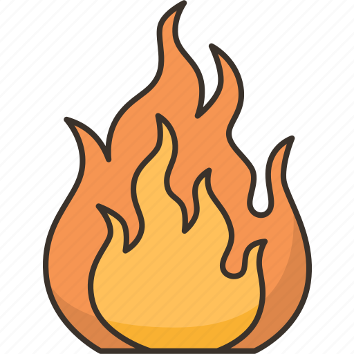Fire, flame, blaze, burn, heat icon - Download on Iconfinder