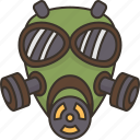 mask, gas, toxic, protection, air