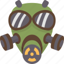 mask, gas, toxic, protection, air
