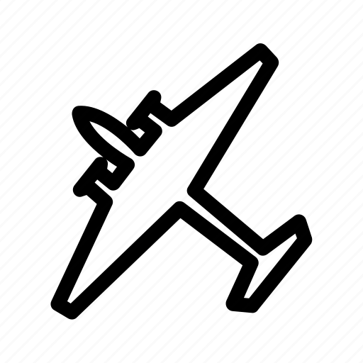 Airplane, aeroplane, aircraft, plane icon - Download on Iconfinder