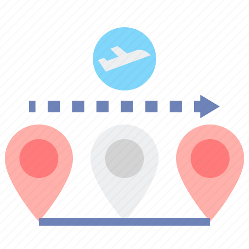 Connecting, flight, airplane icon - Download on Iconfinder