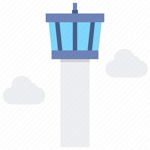 Control, tower, airfield, airplane icon - Download on Iconfinder