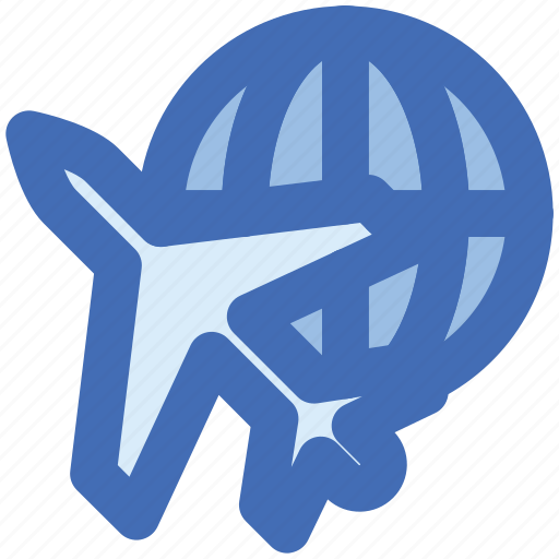 World tour, worldwide flights, global flights, aircraft, airplane, flight, plane icon - Download on Iconfinder