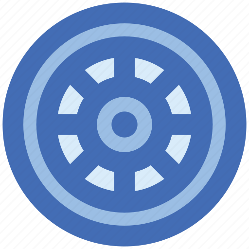 Wheel, tire, plane wheel icon - Download on Iconfinder