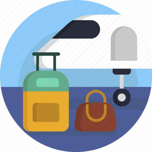 Bag, airplane, suitcase, plane, luggage, arrival, airport icon - Download on Iconfinder