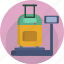 weighing machine, airport, luggage, weight, suitcase 