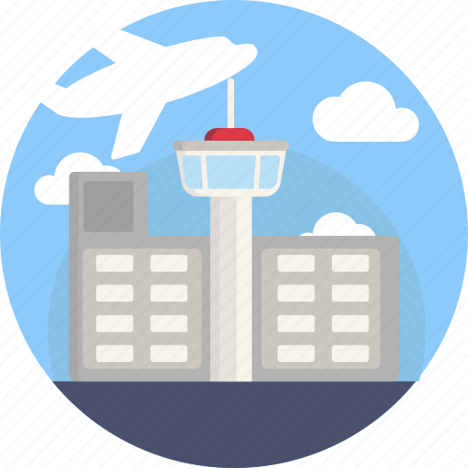 Control tower, airplane, tower, plane, fly, airport icon - Download on Iconfinder