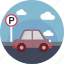 parking, car, airport, parking sign, vehicle 