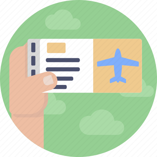Flight, ticket, airport, pass icon - Download on Iconfinder