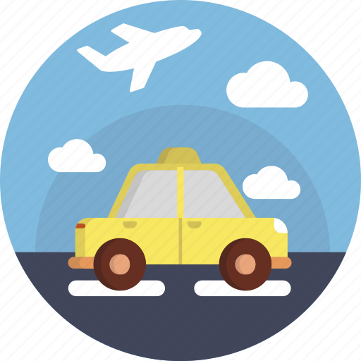 Taxi, cab, airport, car, vehicle icon - Download on Iconfinder