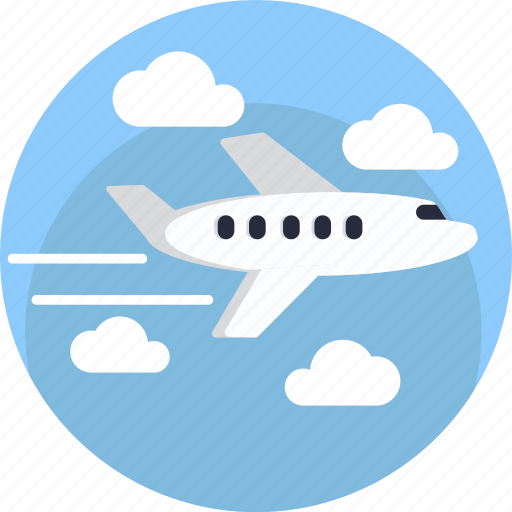 Airplane, plane, flight, fly, aeroplane, airport icon - Download on Iconfinder