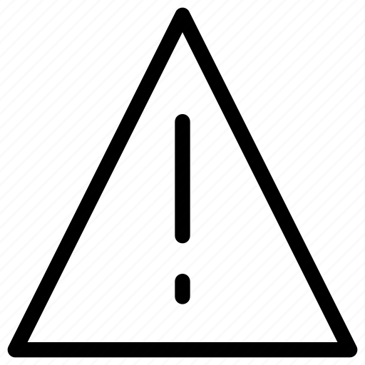 Triangle, warning, sign, exclamation mark, danger icon - Download on Iconfinder