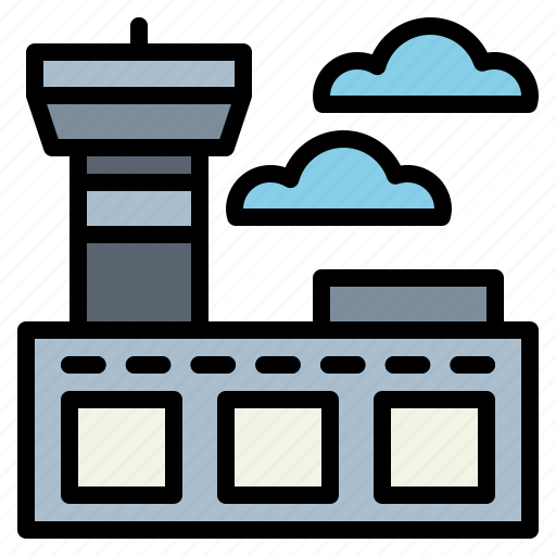 Airport, building, terminal, travel icon - Download on Iconfinder