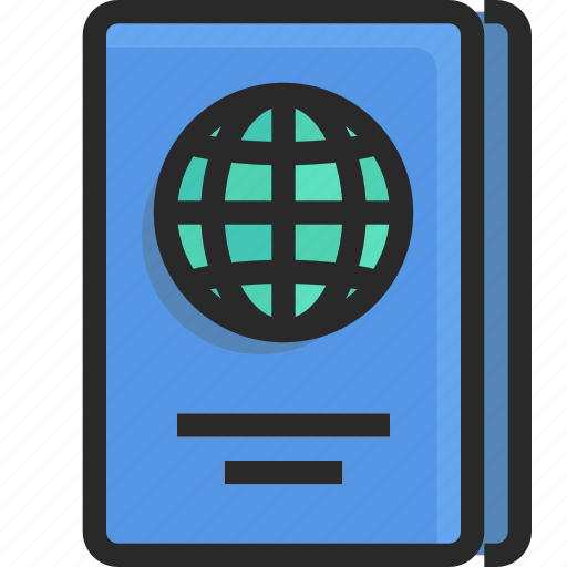 Airport, book, passport, travel icon - Download on Iconfinder
