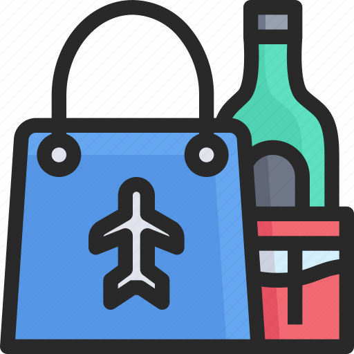 Airport, duty, plane, shopping, travel icon - Download on Iconfinder