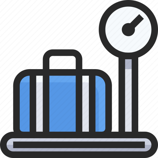 Airport, bag, shipping, travel, weight icon - Download on Iconfinder