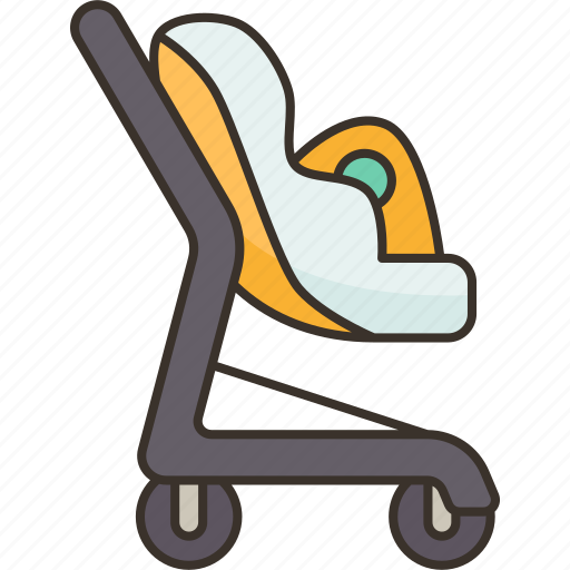 Baby, stroller, infant, child, pram icon - Download on Iconfinder