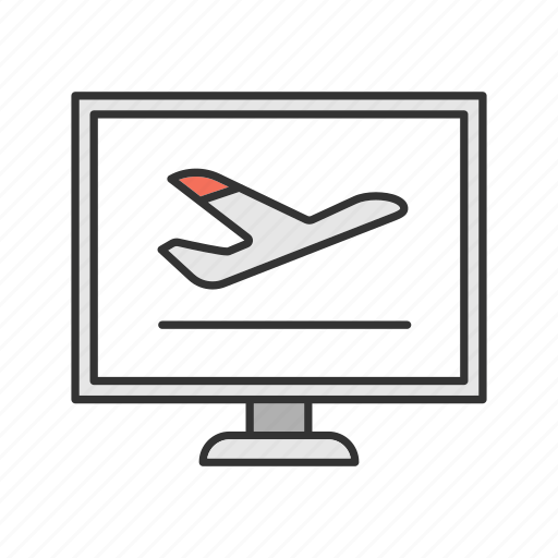 Airplane, booking, flight, internet, online, plane, ticket icon - Download on Iconfinder