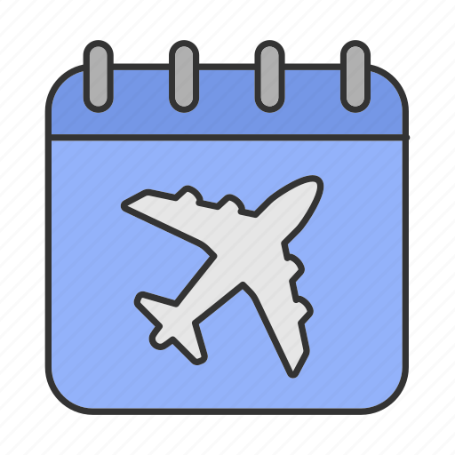 Airplane, calendar, date, departure, flight, plane, schedule icon - Download on Iconfinder