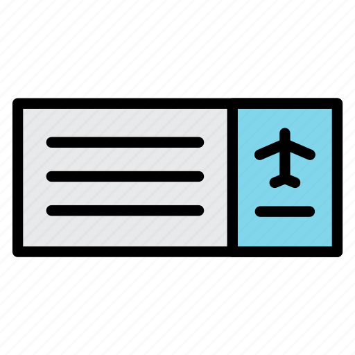 Airport, flight, plane, ticket, transportation icon - Download on Iconfinder
