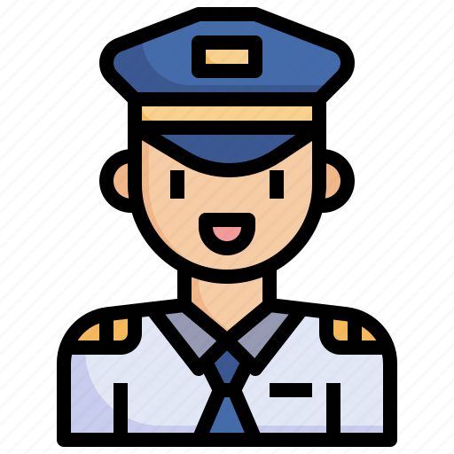 Pilot, aircraft, work, professions, and, jobs, occupation icon - Download on Iconfinder