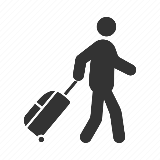 Baggage, handbag, luggage, passenger, suitcase, tourist, travel icon - Download on Iconfinder