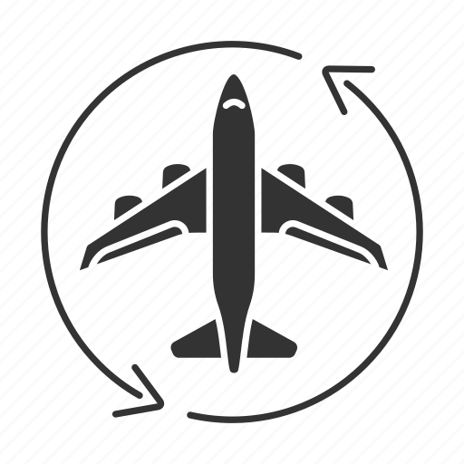 Aircraft, airplane, arrow, flight, jet, plane, transit icon - Download on Iconfinder