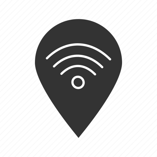 Access, internet, location, map, pin, pointer, wi-fi icon - Download on Iconfinder