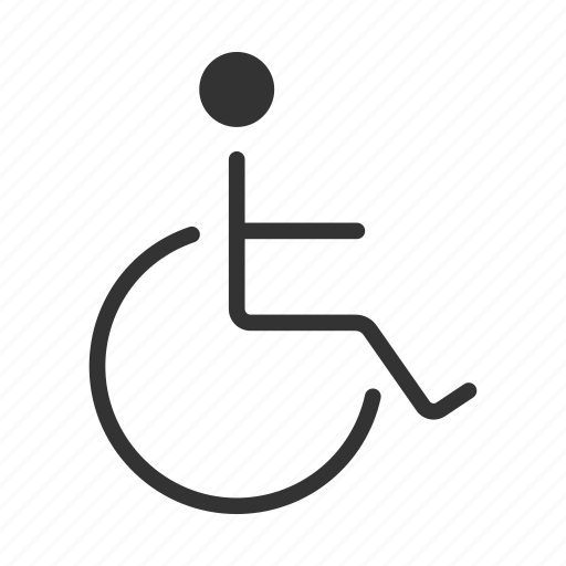 Chair, disability, disabled, handicap, person, wheel, wheelchair icon - Download on Iconfinder