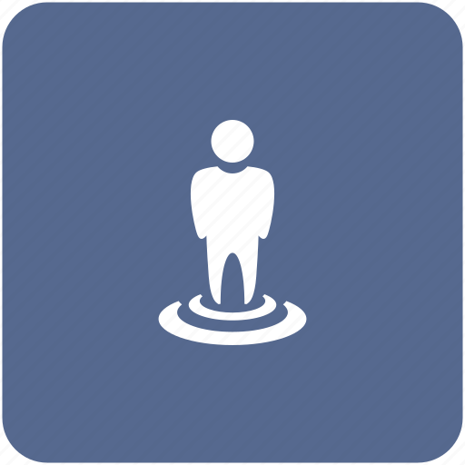 Alone, location, motion, stay, stop, way icon - Download on Iconfinder