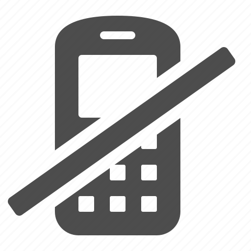 Mobile phone, no, phone, restricted, telephone, cell phone, sign icon - Download on Iconfinder