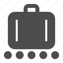 airport, baggage, briefcase, claim, conveyor belt, luggage, suitcase