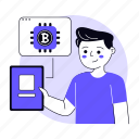 bitcoin microprocessor, microchip, processor, server, chip, crypto, blockchain, bitcoin, digital token 