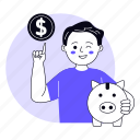personal finance, savings, investment, piggy bank, save, finance, financial, bank, banking