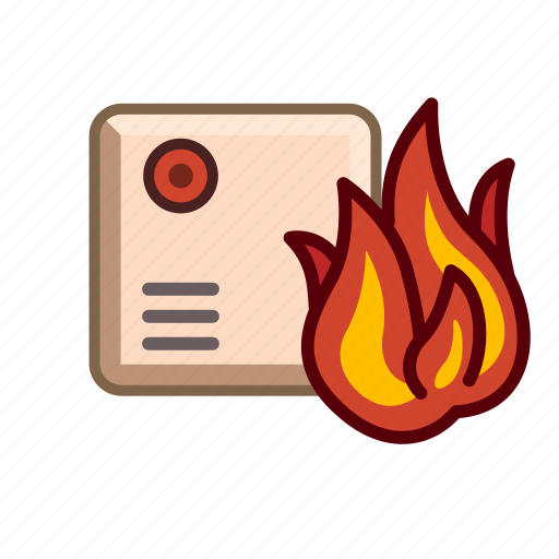 Fire, sensor, burn, detector, flame, smoke icon - Download on Iconfinder