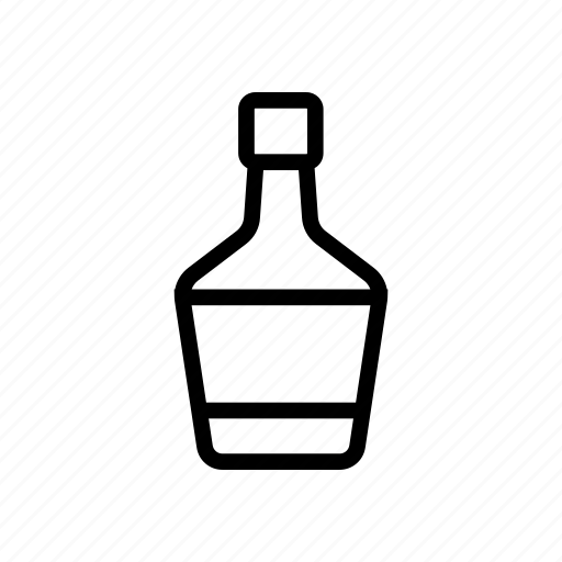 Alcohol, alcoholic, bottle, drinks, glass, silhouette, wine icon - Download on Iconfinder