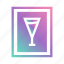 alcohol, bar, cocktail, drink, drinks menu, label, menu 