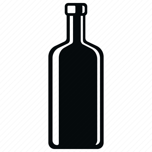 Vodka, alcohol, bottle, glass, drink, bar, liquor icon - Download on Iconfinder