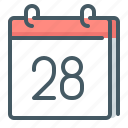 calendar, date, day, 28, twenty eight